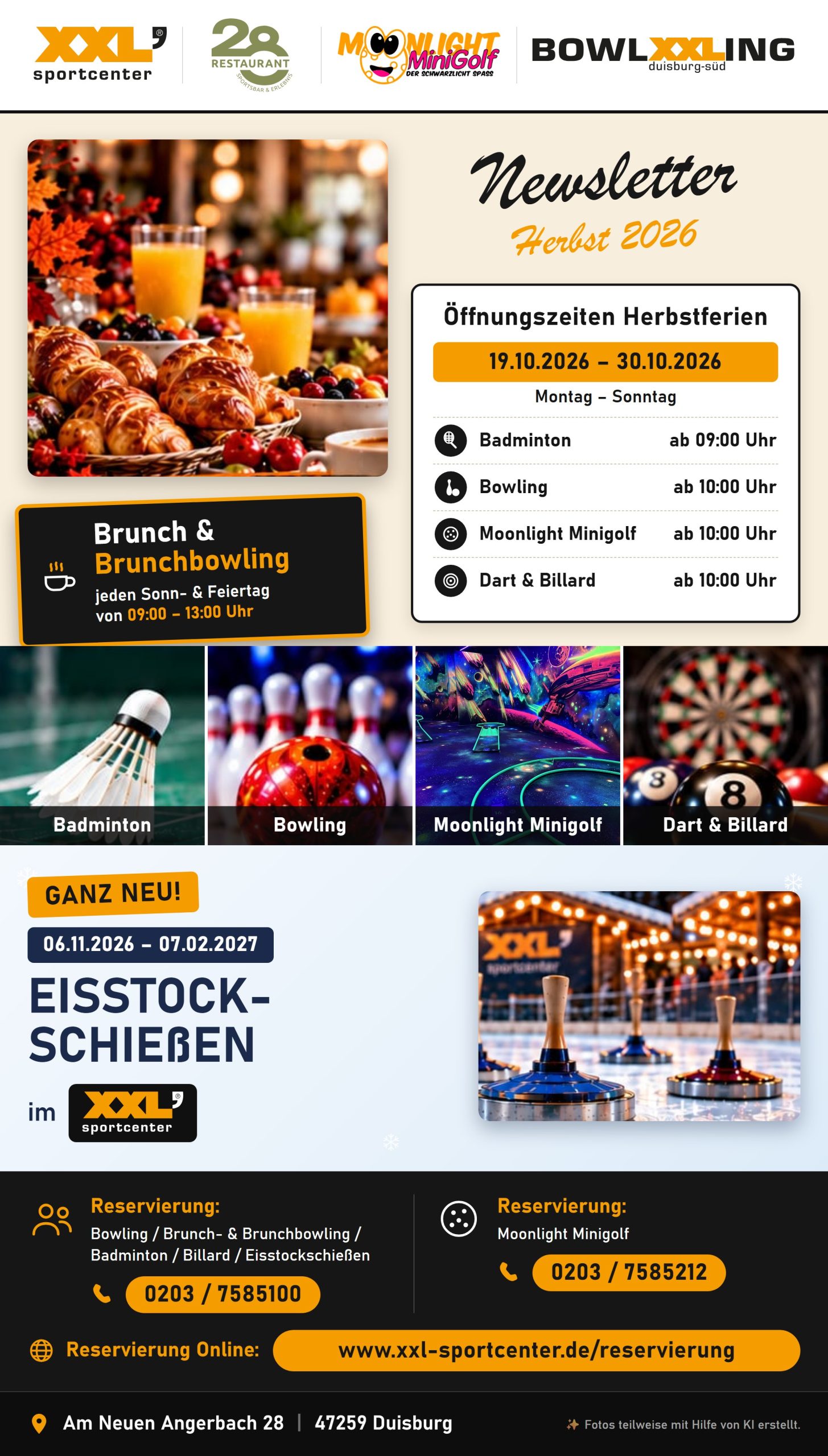 Newsletter Herbst 2026 XXL Sportcenter
